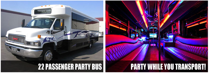 Airport Transportation party bus rentals milwaukee